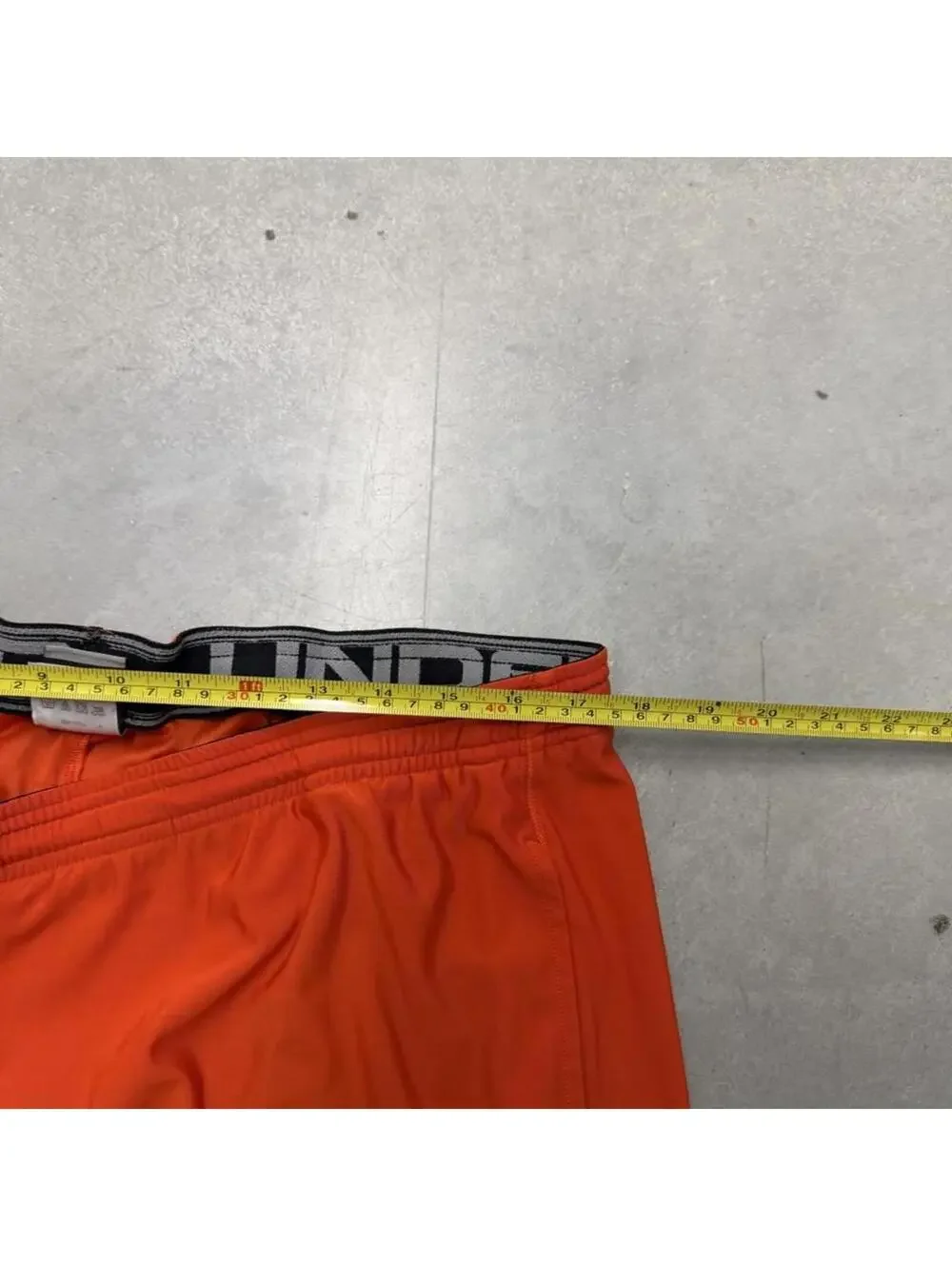Under Armour Princeton Tigers Shorts Mens XL Orange Athletic Training Gym Shorts - Picture 5 of 7
